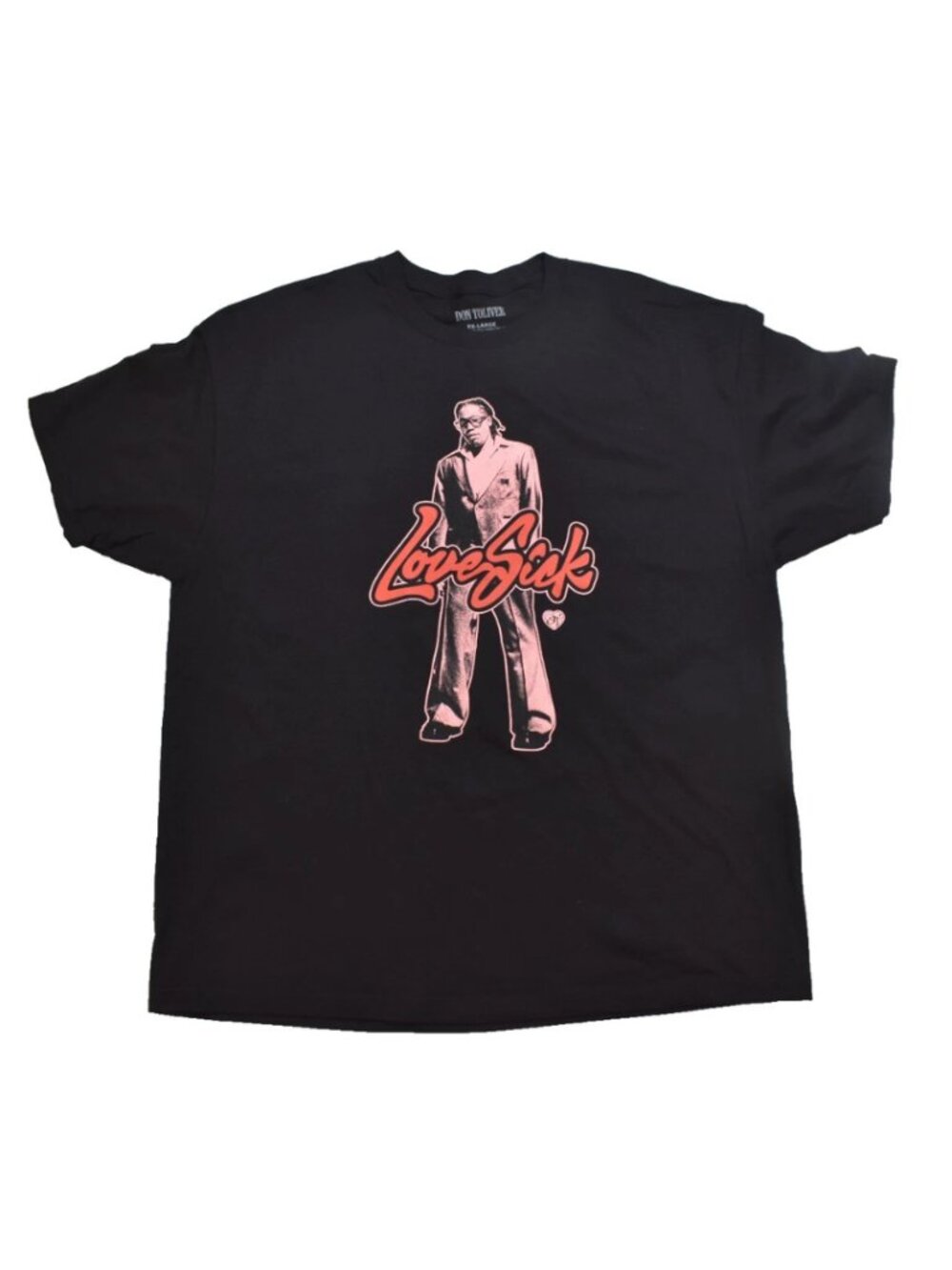 Don Toliver Mens Love Sick Spring Tour 2023 Official Merch Black Shirt New 2XL